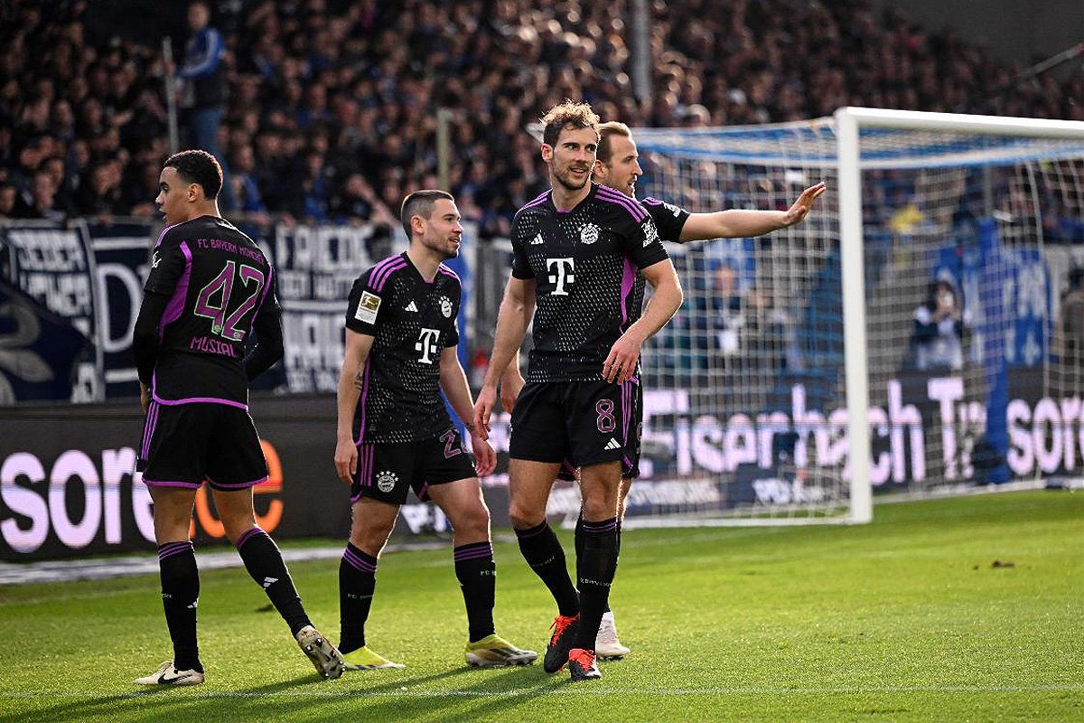 Bayern ganhou por 5 a 2 e chegou a 60 pontos na Bundesliga (foto: Kirill KUDRYAVTSEV/AFP)
