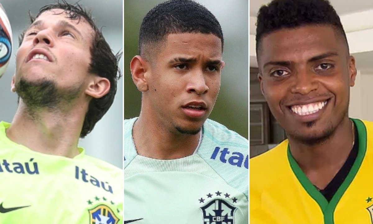 Bernard, Savinho e Jemerson são atletas revelados pelo Atlético convocados pela Seleção Brasileira desde 2001 (foto: Divulgação/CBF)