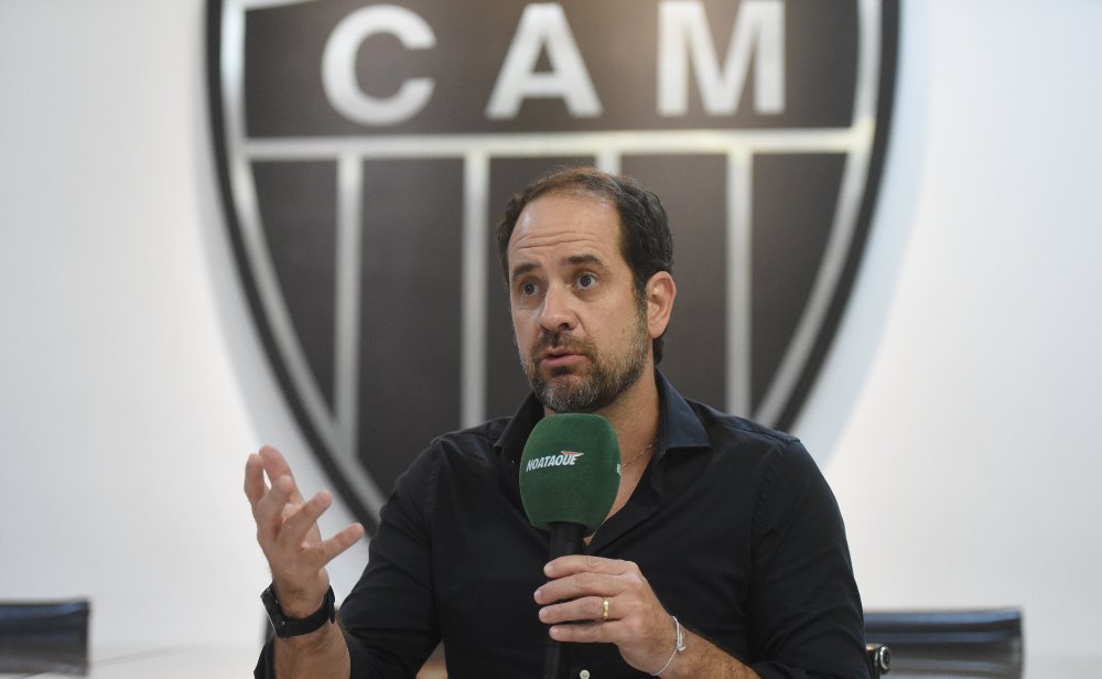 Bruno Muzzi, CEO da SAF do Atlético, em entrevista exclusiva ao No Ataque (foto: Gladyston Rodrigues/EM/D.A Press)
