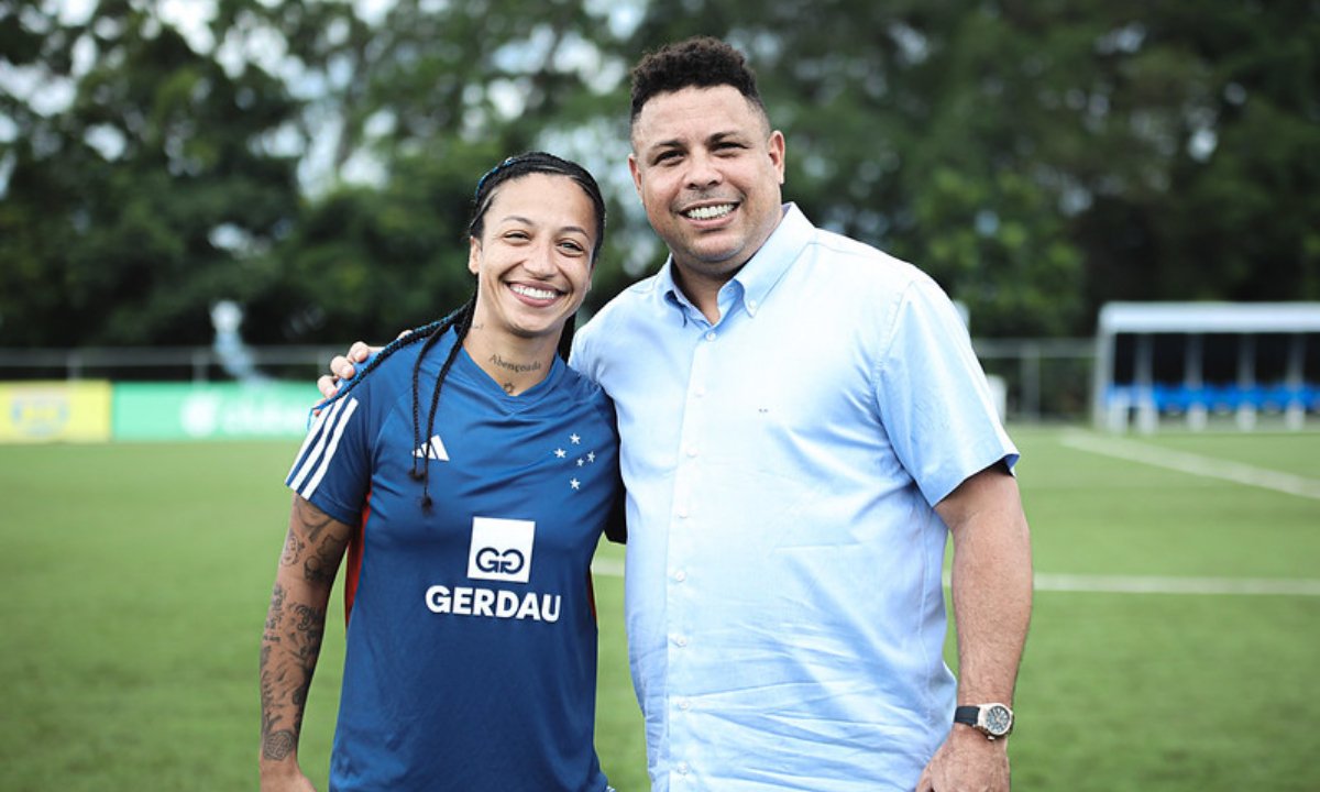 Byanca Brasil e Ronaldo (foto: Divulgação/Cruzeiro)
