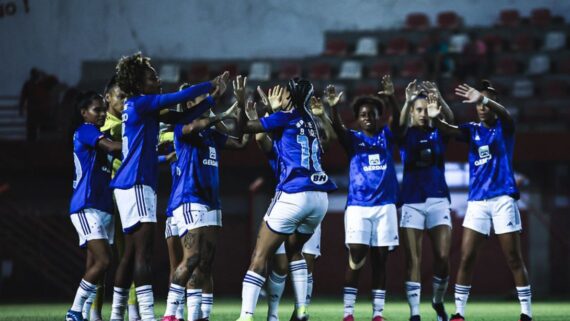 Cruzeiro na Série A1 do Campeonato Brasileiro Feminino 2024 (foto: Gustavo Martins/ Cruzeiro)