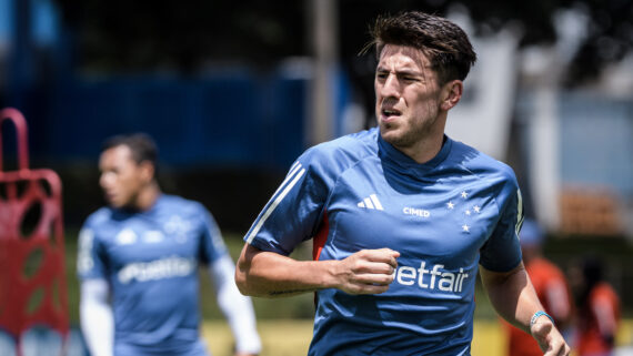 Lucas Villalba, jogador do Cruzeiro (foto: Gustavo Aleixo/Cruzeiro)