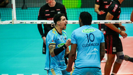 Cruzeiro venceu Bauru por 3 sets a 0 (foto: Arthur Moraes/CBV)