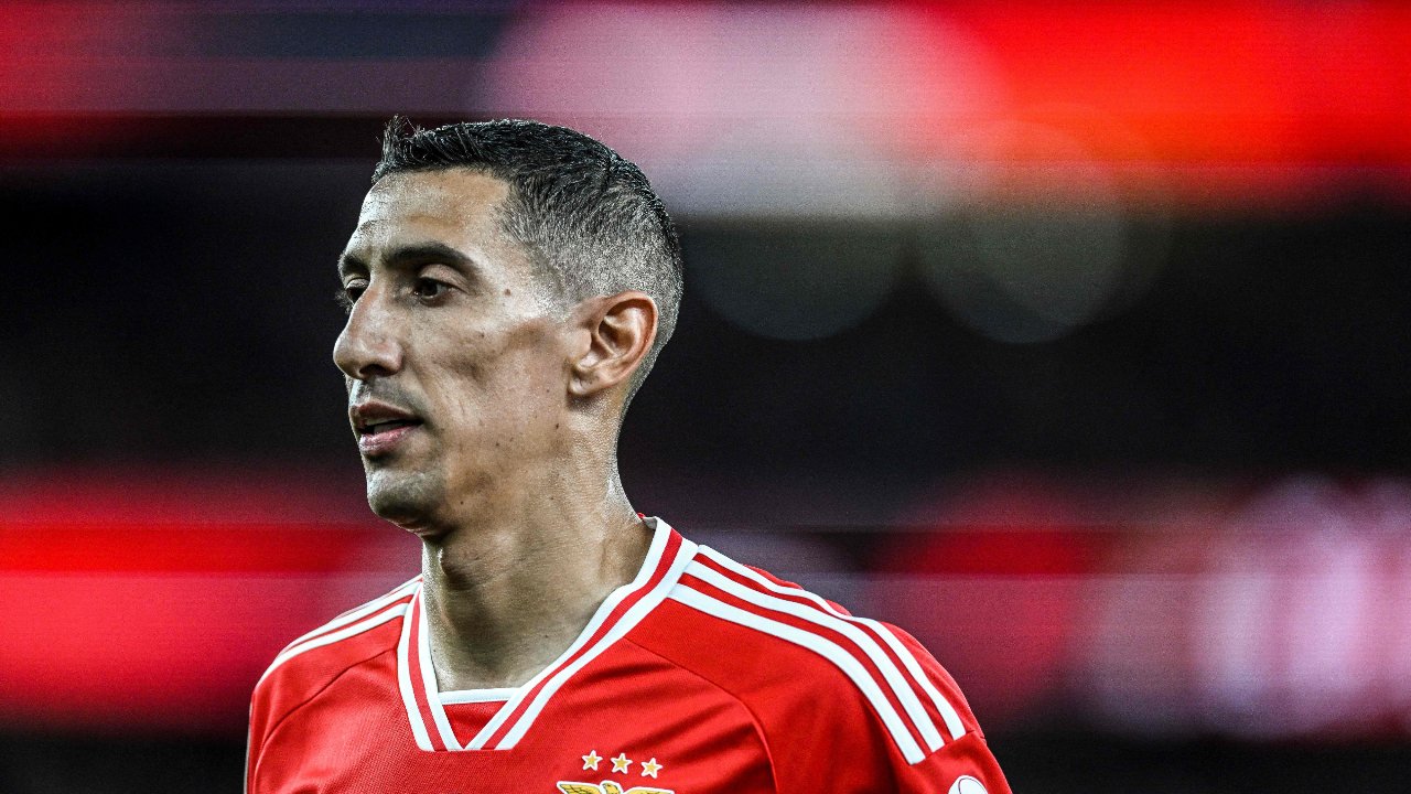 Di María joga pelo Benfica e pensa em retornar ao Rosario Central, da Argentina, no Meio do ano (foto: PATRICIA DE MELO MOREIRA/AFP)