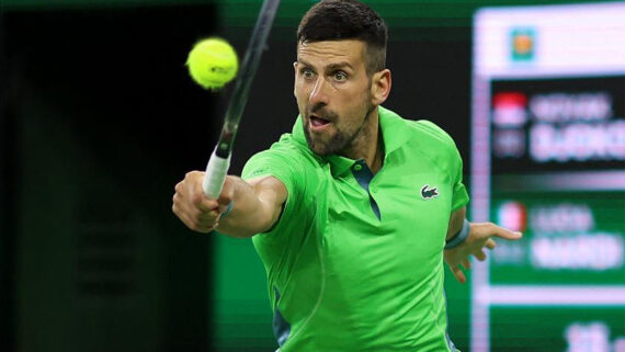 Djokovic caiu na terceira rodada em Indian Wells (foto: Clive Brunskill/Getty Images/AFP)