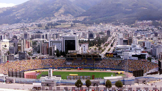 Estádio Olímpico Atahualpa, em Quito, Equador (foto: Conmebol)