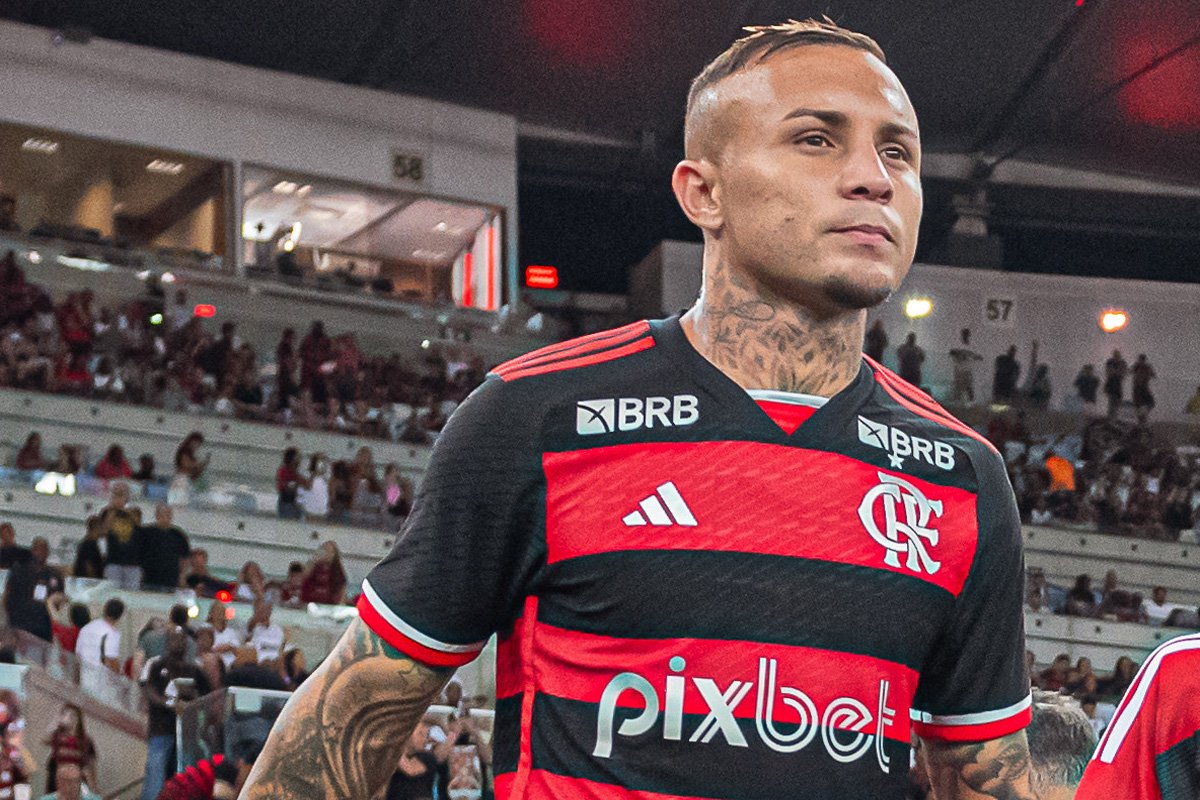 Everton Cebolinha, atacante do Flamengo (foto: Paula Reis/Flamengo)