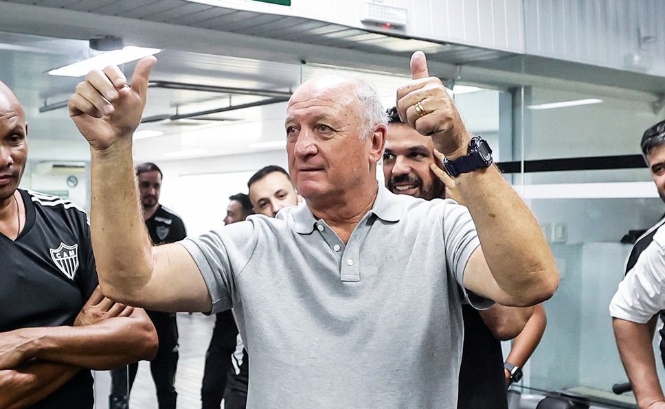 Felipão, ex-técnico do Atlético (foto: Divulgação/Atlético)