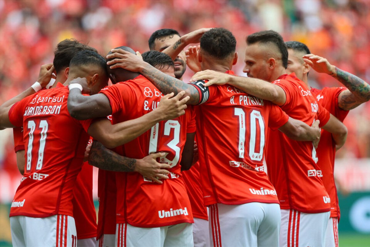 Internacional venceu São Luiz por 3 a 0 e foi para a semifinal do Gaúcho (foto: Divulgação/Internacional)
