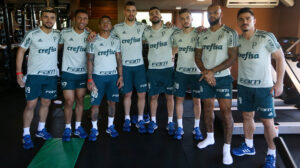 Jogadores do Palmeiras em 2018 (foto: Cesar Greco/Palmeiras)