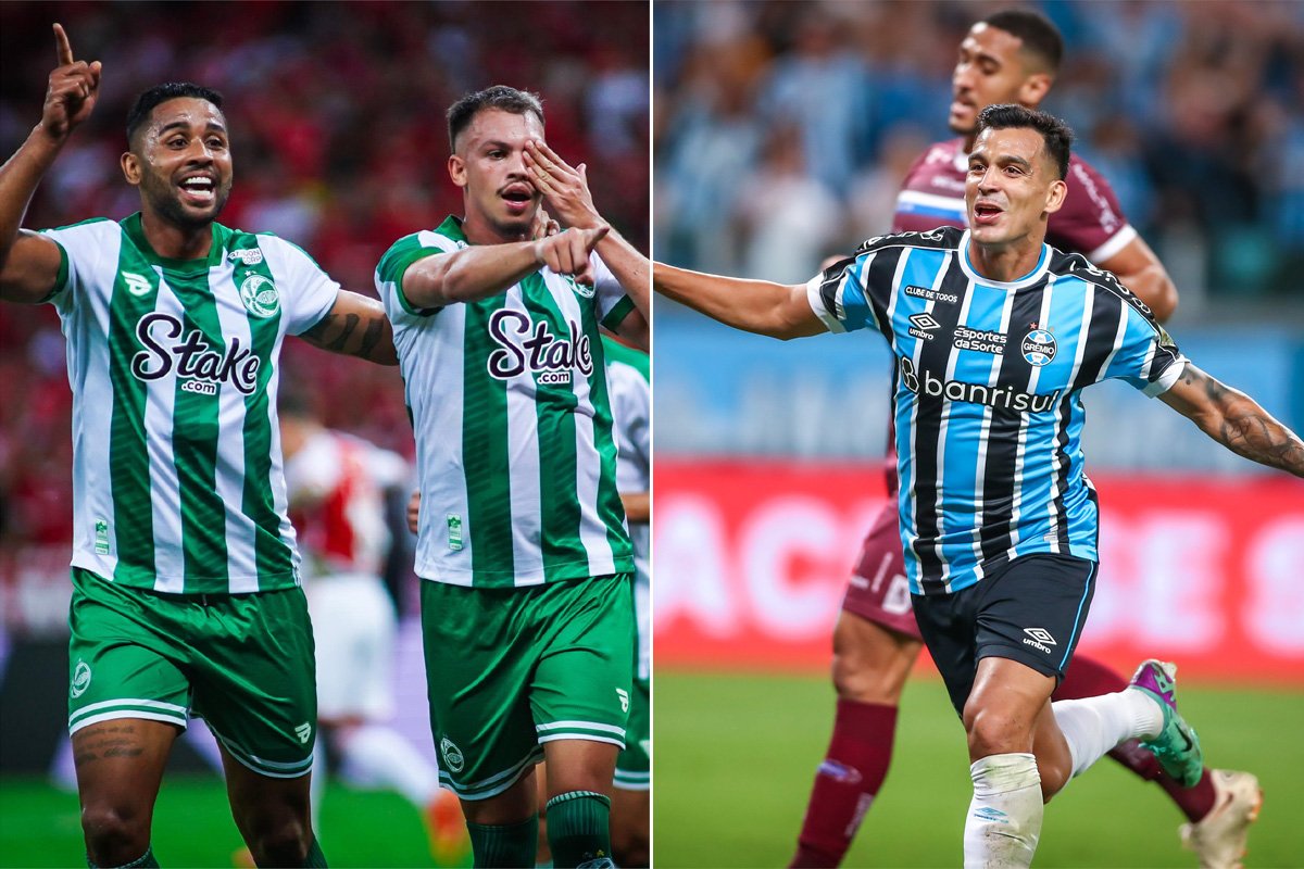 Juventude e Grêmio eliminaram Internacional e Caxias (foto: Fernando Alves/E.C.Juventude e Lucas Uebel/Grêmio FBPA)