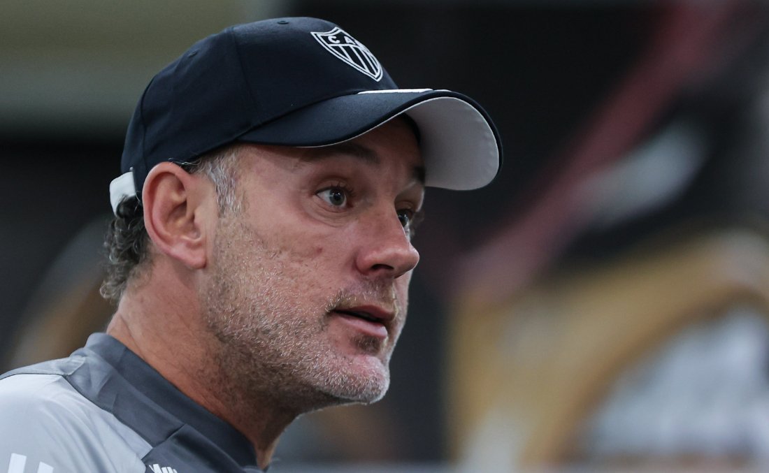 Gabriel Milito, de 43 anos, é o novo técnico do Atlético (foto: Pedro Souza/Atlético)