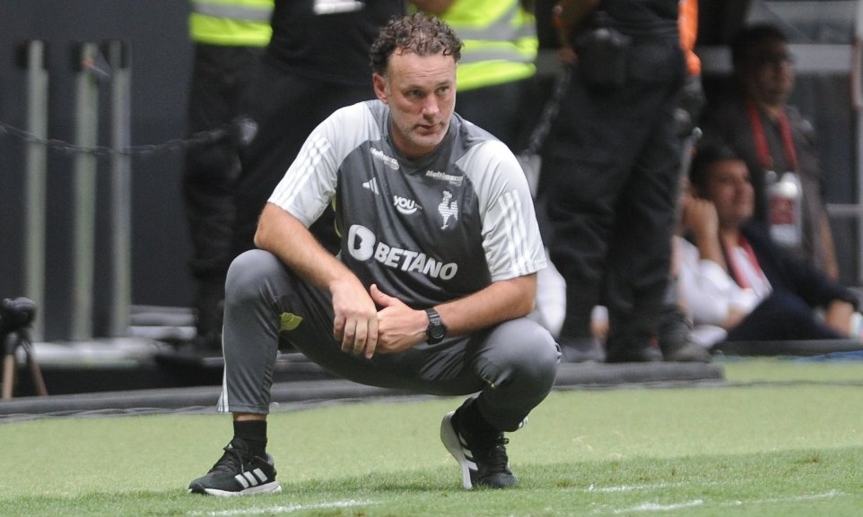 Gabriel Milito em Atlético 2 x 2 Cruzeiro (foto: Alexandre Guzanshe/EM/D.A Press)
