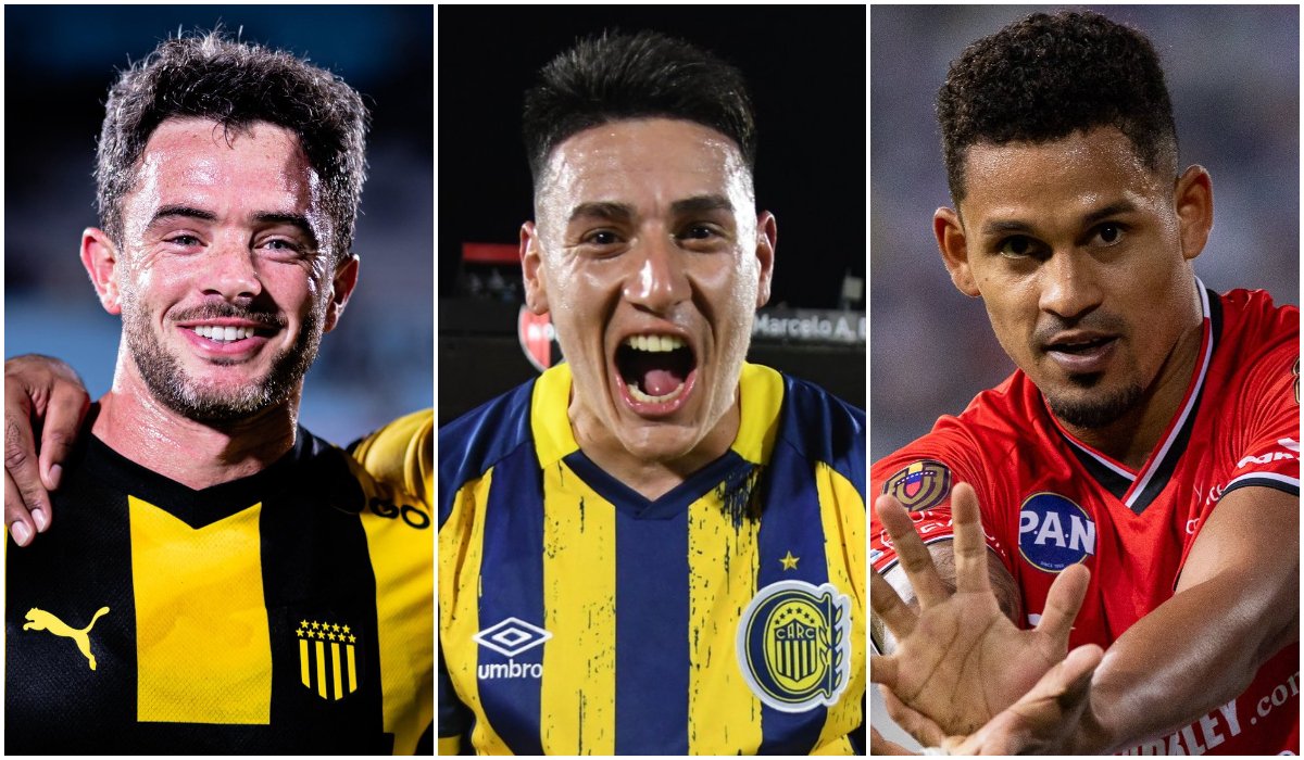 Peñarol, Rosario Central e Caracas: os adversários do Atlético na fase de grupos da Copa Libertadores (foto: Montagem com imagens de Divulgação/Twitter)