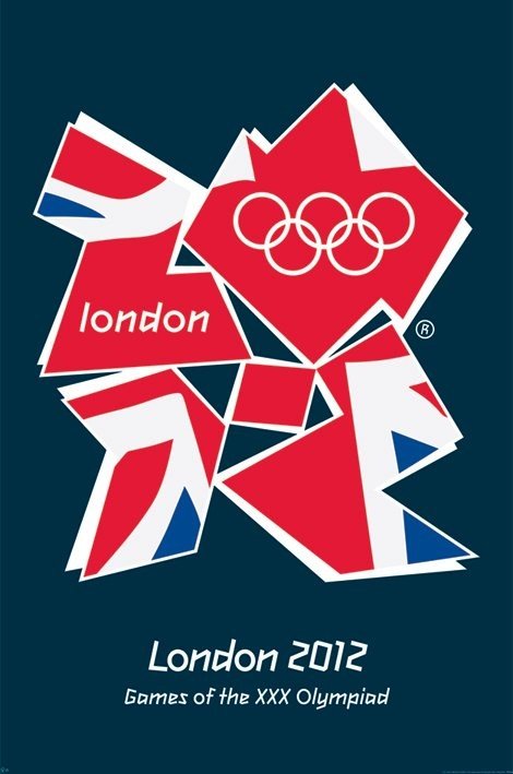 Um dos pôsteres oficiais da Olimpíada de Londres 2012'
