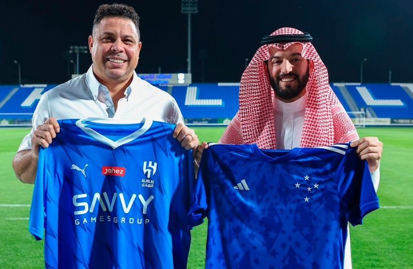 Ronaldo na Arábia (foto: Divulgação / Cruzeiro)
