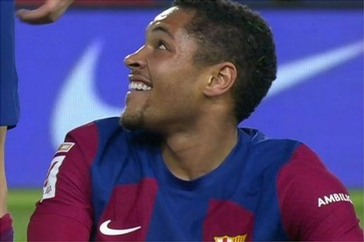 Vitor Roque, atacante do Barcelona (foto: Reprodução)