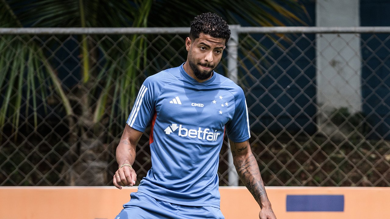 João Marcelo, jogador do Cruzeiro (foto: Gustavo Aleixo/Cruzeiro)