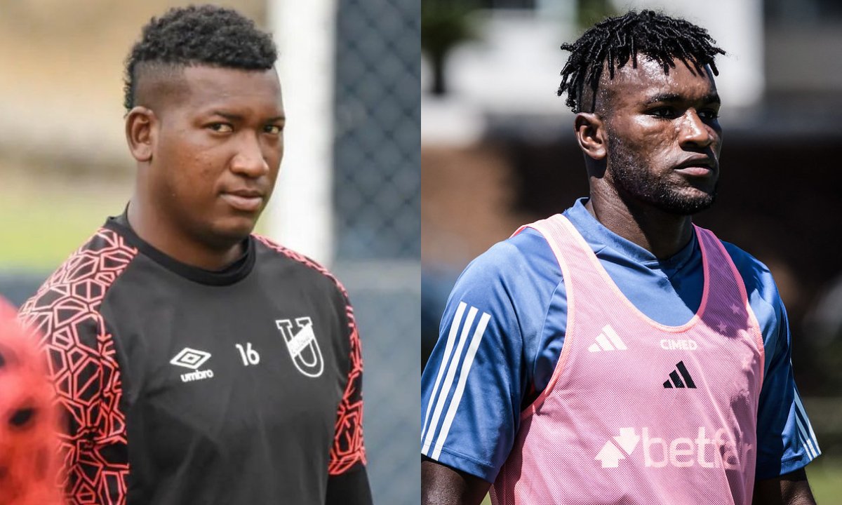 John Cifuente, da Universidad Católica, e José Cifuentes, do Cruzeiro (foto: Montagem de Divulgação/U.Católica e Gustavo Aleixo/Cruzeiro)