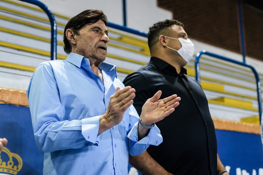 Lidson Potsch e Ronaldo Fenômeno (foto: Gustavo Aleixo/Cruzeiro)