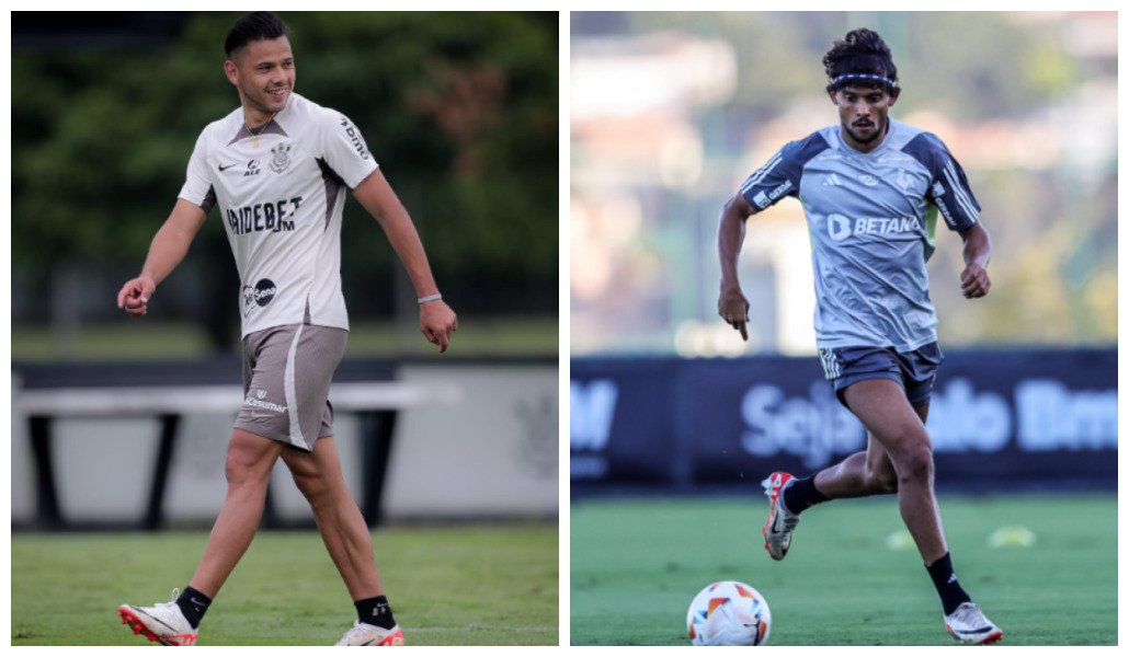 Romero e Scarpa (foto: Montagem: Rodrigo Coca/Agência Corinthians e Pedro Souza/Atlético)