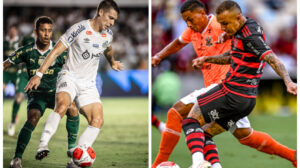 Palmeiras x Santos e Flamengo x Nova Iguaçu são algumas das decisões deste domingo (74) - Crédito: 