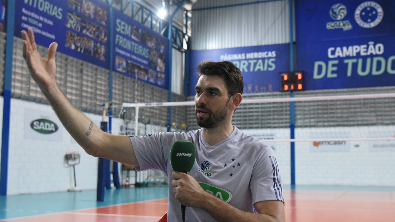 Lucão em entrevista ao No Ataque (foto: Gladyston Rodrigues/EM/D.A. Press)