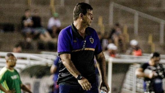 Moacir Júnior como treinador do Botafogo-PB (foto: Reprodução Instagram de Moacir Júnior)