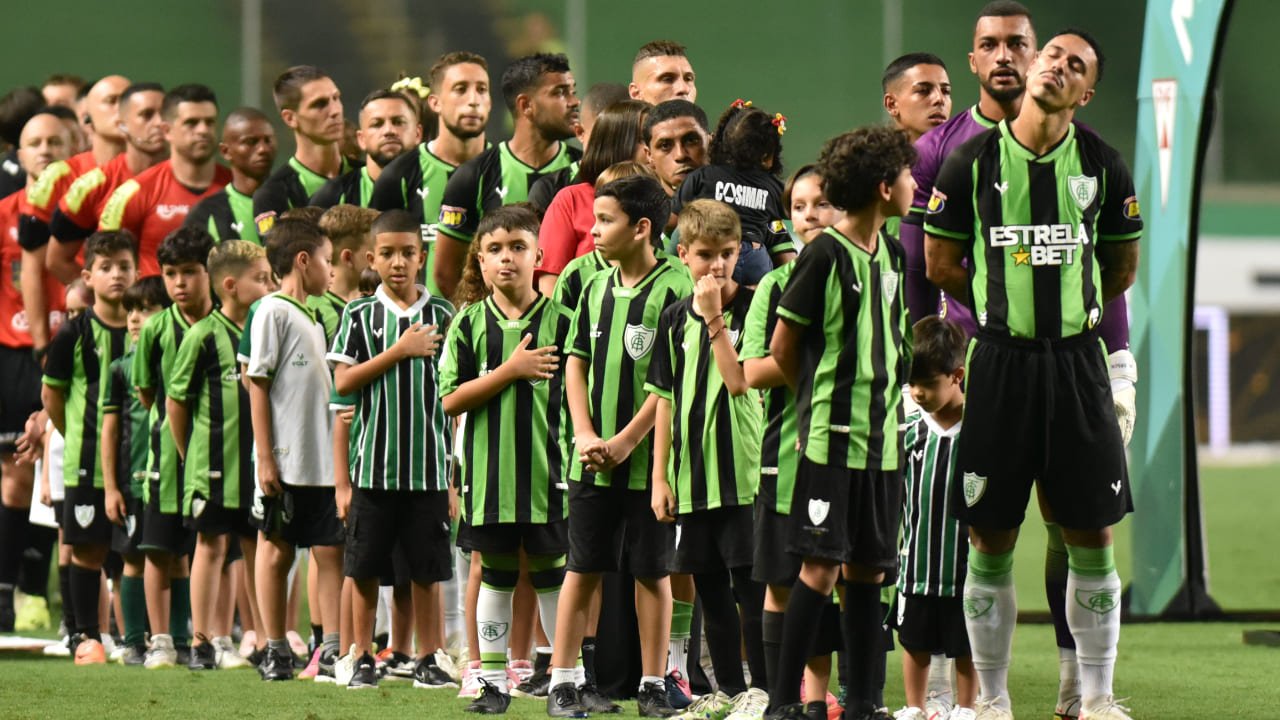 Time do América (foto: Ramon Lisboa/EM/D.A Press)