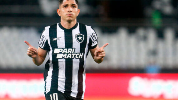 Savarino, atacante venezuelano do Botafogo (foto: Vitor Silva/Botafogo)