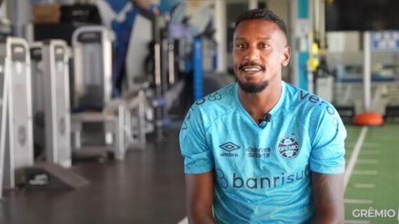 Edenilson é o novo reforço do Grêmio para a sequência da temporada (foto: - Foto: Reprodução Youtube canal Grêmio FBPA)