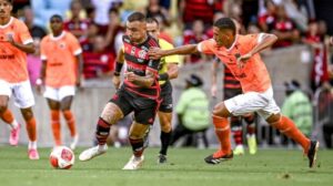 Nova Iguaçu foi derrotado, na ida, pelo Flamengo - Crédito: 