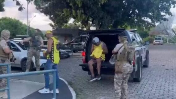 Presidente e vice de organizada do Sport presos em parte de investigações do ataque ao ônibus do Fortaleza (foto: Divulgação/Polícia Civil)