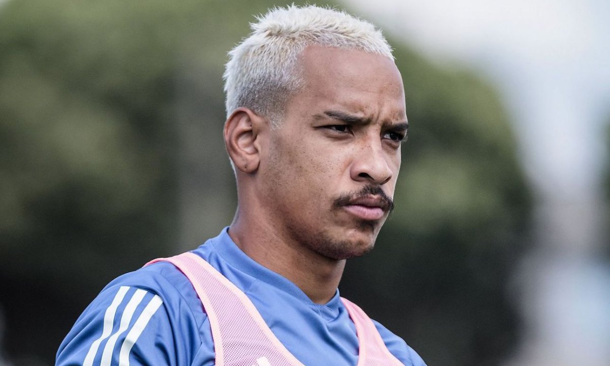 Matheus Pereira em treino do Cruzeiro (foto: Gustavo Aleixo/Cruzeiro)