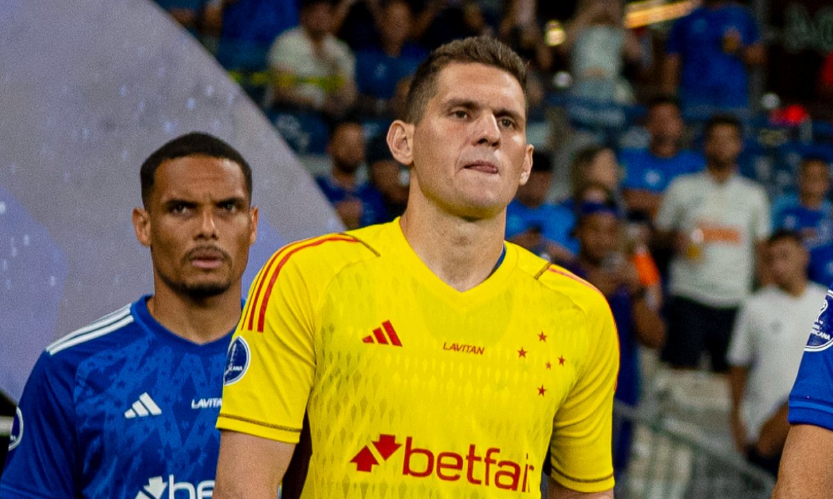 Rafael Cabral em jogo do Cruzeiro (foto: Staff Images/Cruzeiro)