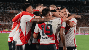 Na estreia pela Libertadores, o River Plate derrotou o Deportivo Táchira por 2 a 0  - Crédito: 