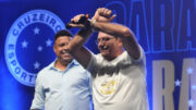 Ronaldo e Pedro Lourenço em evento da Caravana do Cruzeiro (foto: Gladyston Rodrigues/EM/D.A Press)