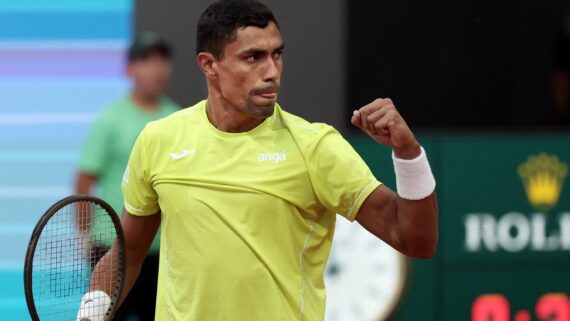 Thiago Monteiro, tenista brasileiro (foto: Thomas Coex/AFP

)