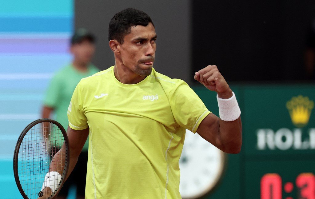Thiago Monteiro, tenista brasileiro (foto: Thomas Coex/AFP)