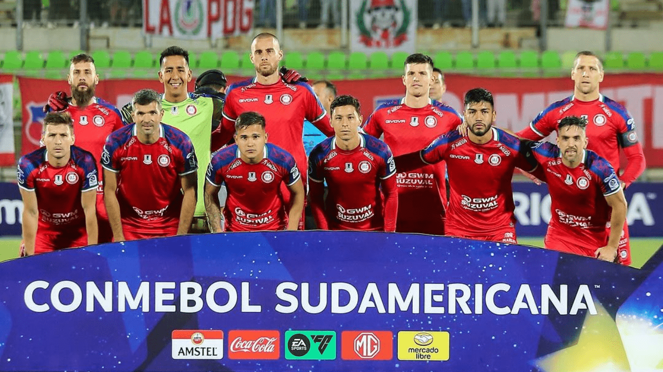 Jogadores do Unión La Calera, adversário do Cruzeiro na Sul-Americana (foto: Reprodução/Instagram)