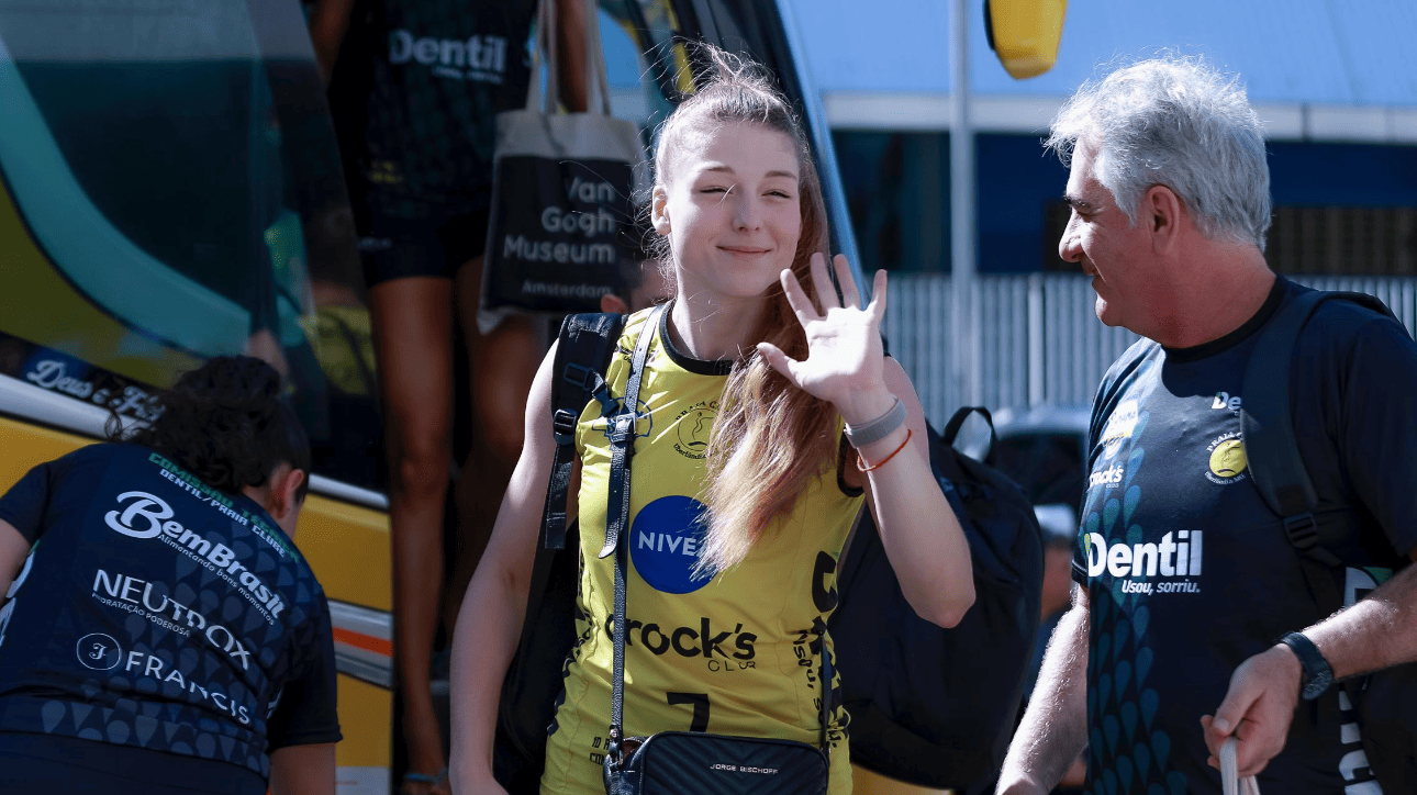 Sofya Kuznetsova, ponteira do Praia Clube (foto: Patricy Albuquerque/Dentil Praia Clube)
