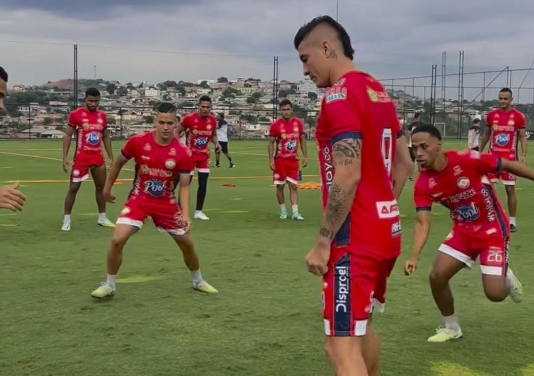 Alianza em treino na Cidade do Galo - (foto: Reprodução/Instagram)