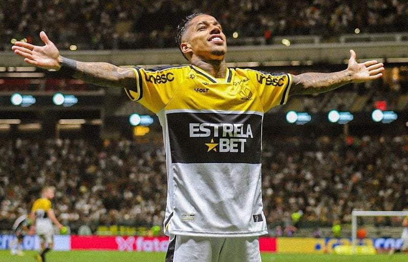 Matheusinho marcou o gol de empate do Criciúma contra o Atlético (foto: Criciúma/Divulgação)