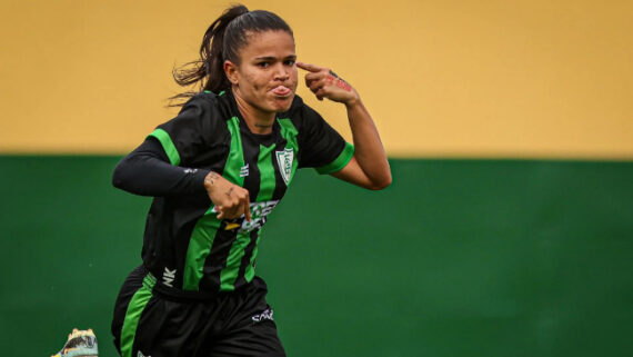 América em jogo do Brasileiro feminino (foto: Divulgação/América)