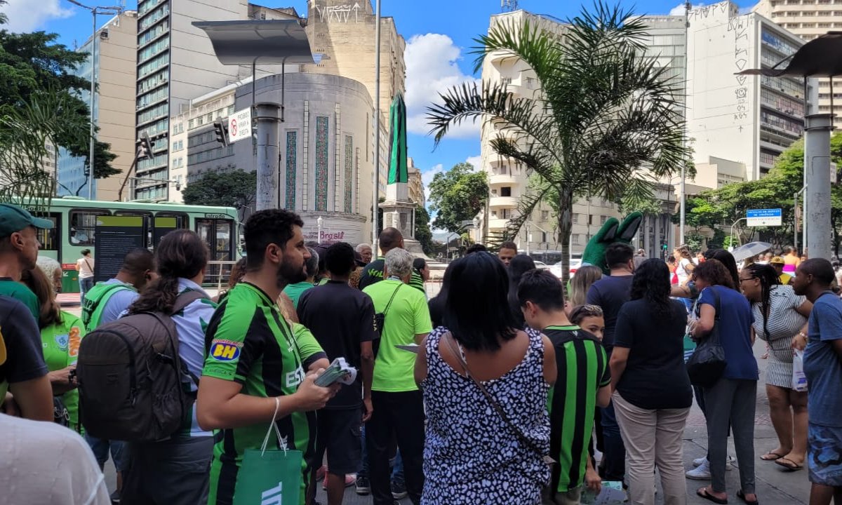 Torcedores do América (foto: Gladyston Rodrigues/EM DA Press)