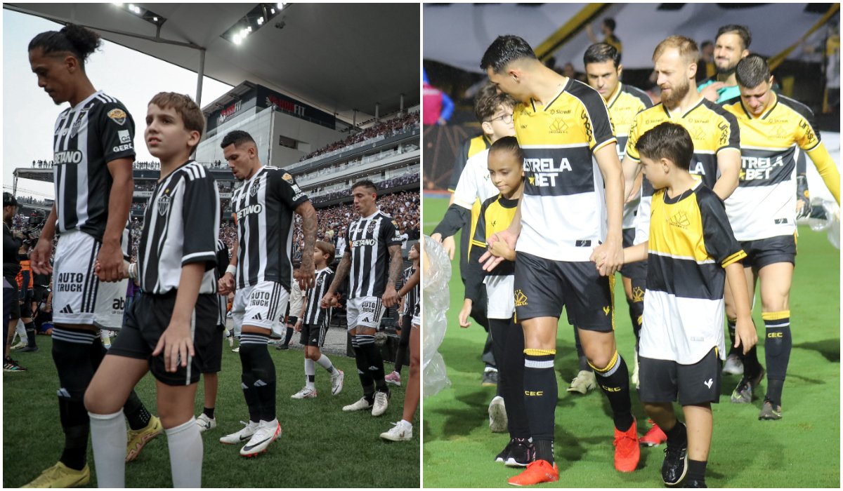 Atlético e Criciúma medirão forças pela segunda rodada do Campeonato Brasileiro (foto: Pedro Souza/Atlético e Divulgação/Criciúma)