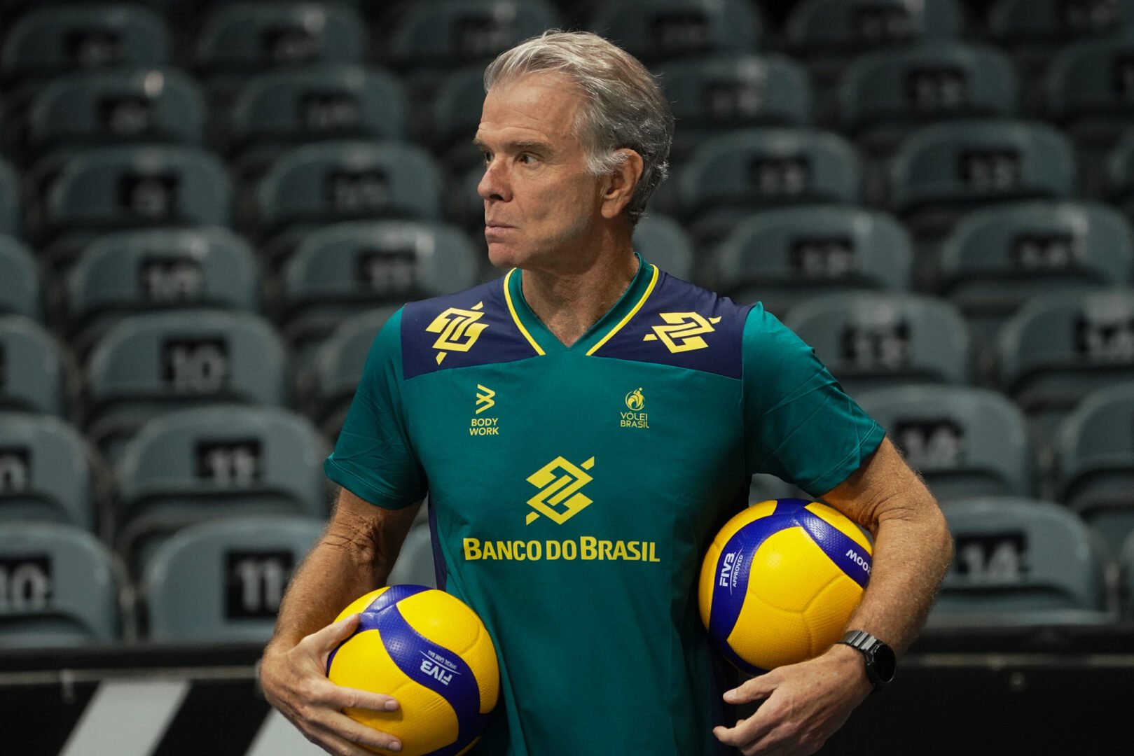 Bernardinho, técnico da Seleção Brasileira masculina de vôlei (foto: Mauricio Val/FVImagem/CBV)