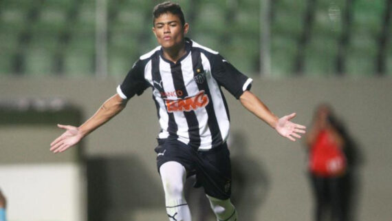 Emprestado pelo Palmeiras ao Qatar SC, Bruno Tabata foi destaque da base do Atlético (foto: Divulgação/Atlético)