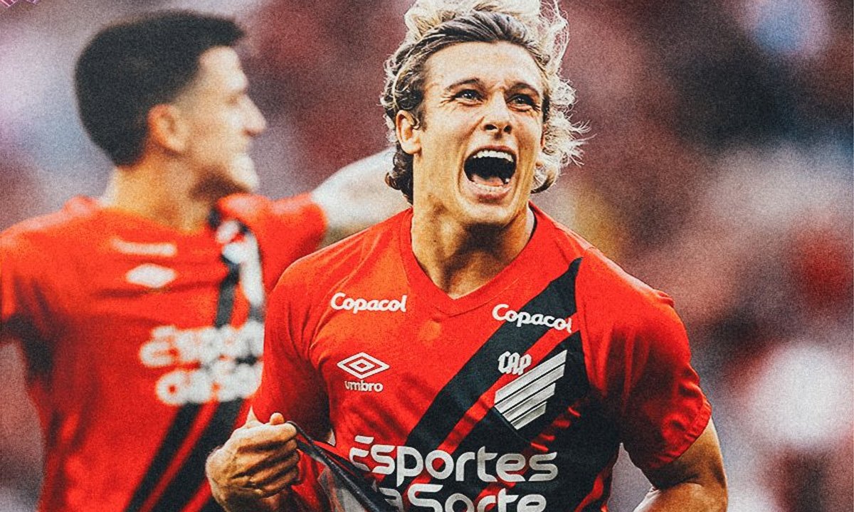 Canobbio fez o gol da vitória do Furacão sobre o Colorado (foto: Divulgação/Athletico-PR)