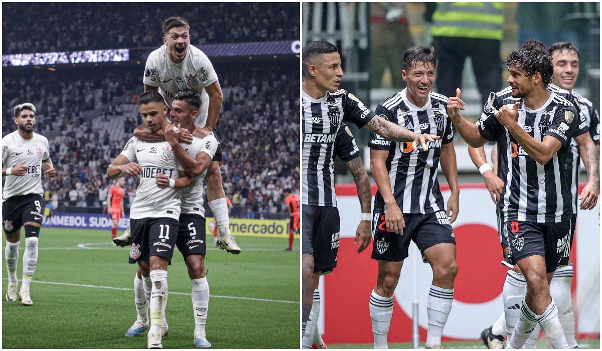 Corinthians e Atlético medirão forças na primeira rodada do Campeonato Brasileiro (foto: Rodrigo Coca/Corinthians e Pedro Souza/Atlético)